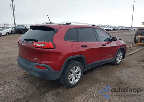 2015 Jeep Cherokee Sport из США, поврежденный, VIN 1C4PJLABXFW620485